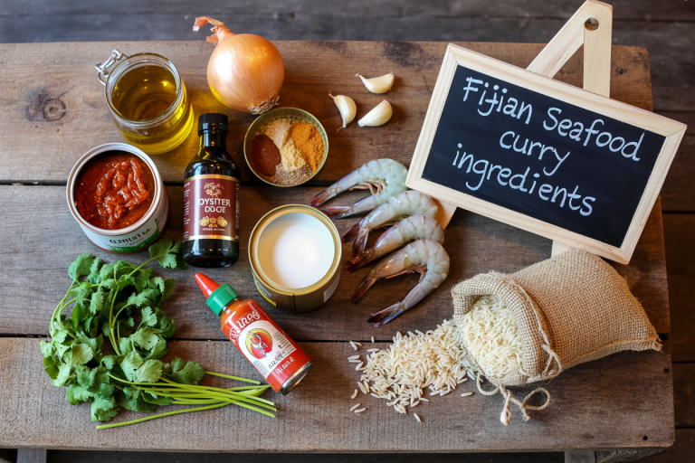 Fijian Seafood Curry Recipe Ingredients