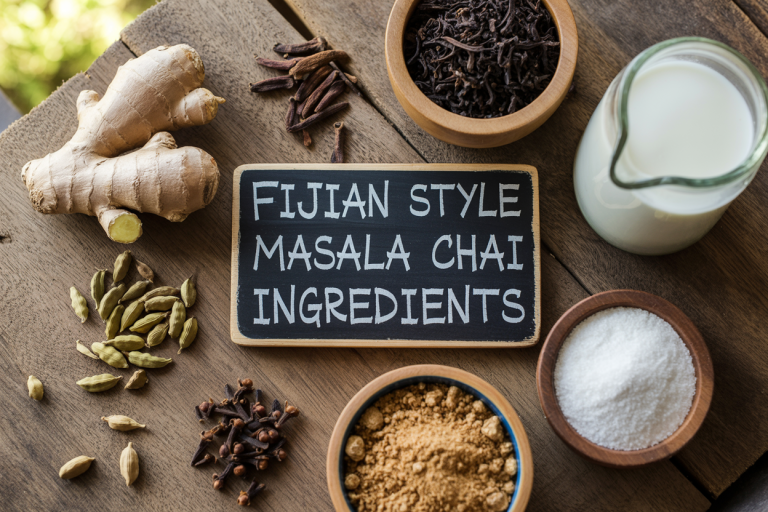 Fijian Style Masala Chai Ingredients