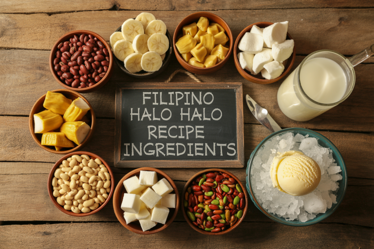 Filipino Halo Halo Recipe Ingredients