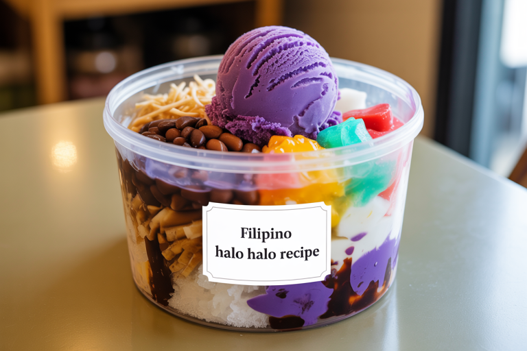 Filipino Halo Halo Recipe Storage TIps