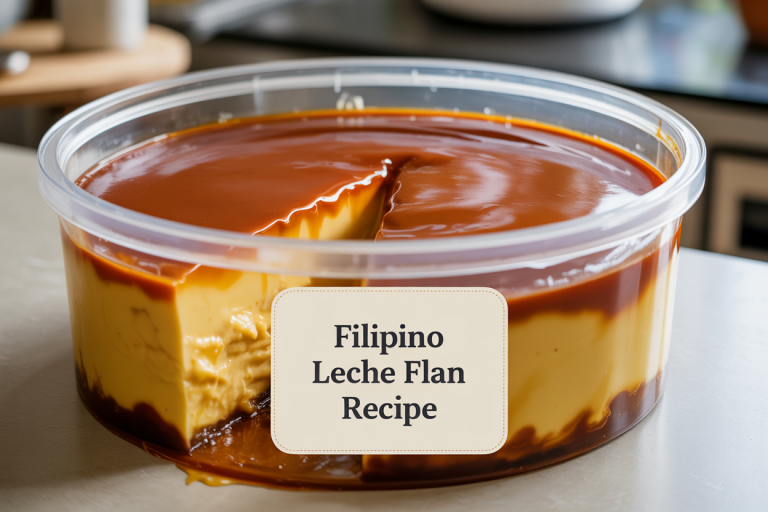 Filipino Leche Flan Recipe Storage Tips