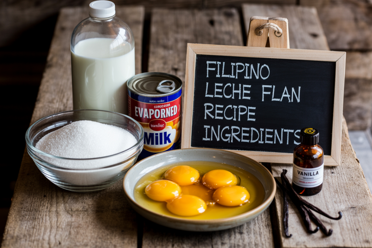 Filipino Leche Flan Recipe Ingredients