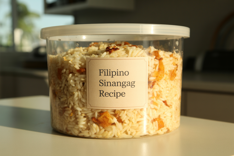 Filipino Sinangag Recipe Storage Tips