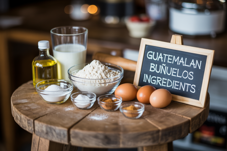 Guatemalan Buñuelos Recipe Ingredients