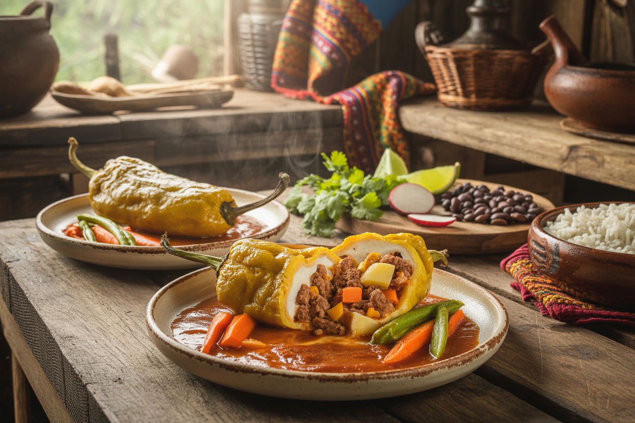 Guatemalan Chile Rellenos Recipe Ingredients
