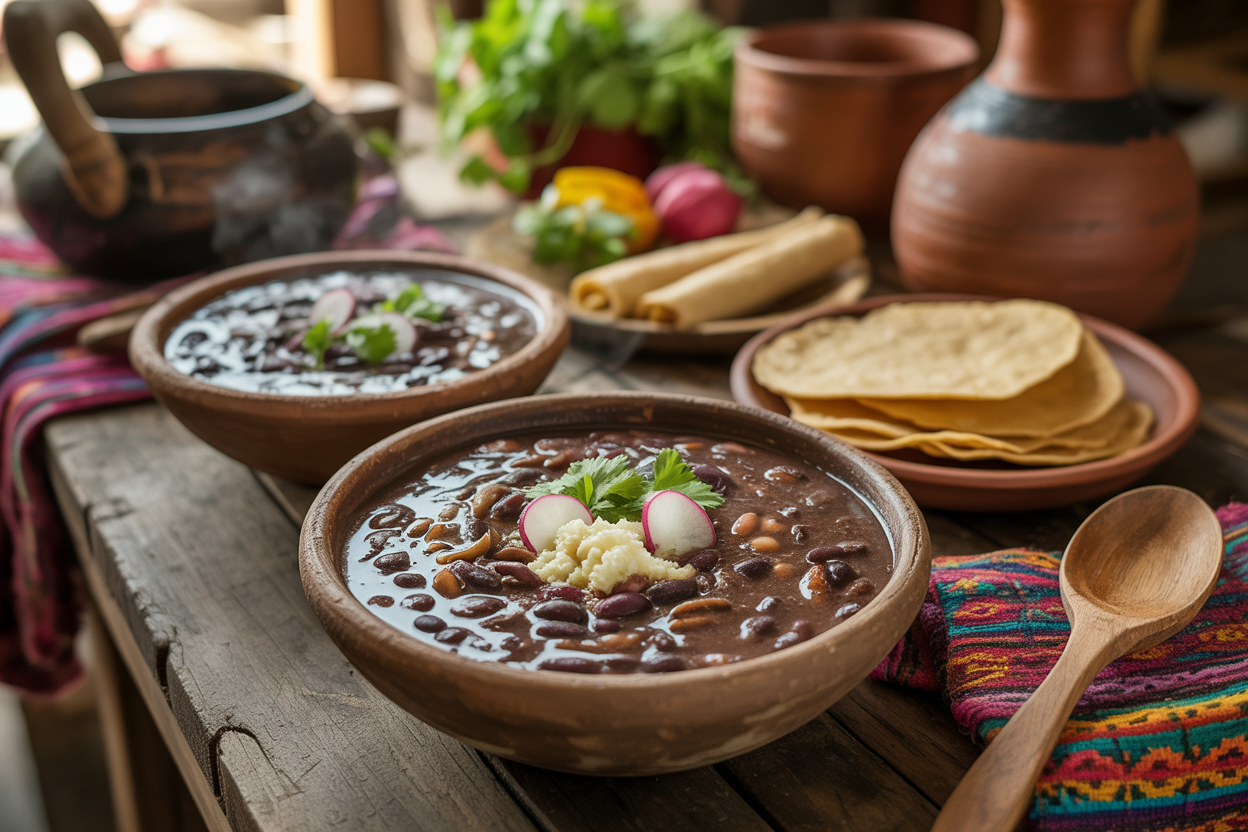 Guatemalan Frijoles Volteados Recipe