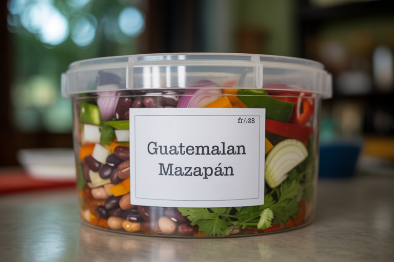 Guatemalan Frijoles Volteados Recipe Storage