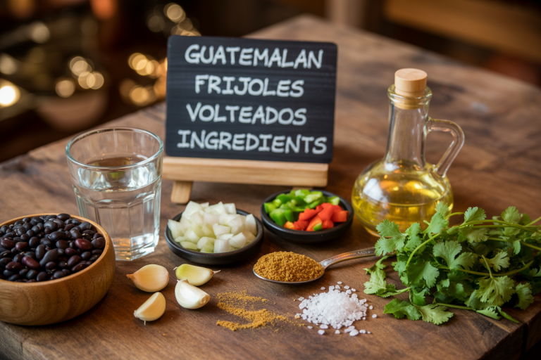 Guatemalan Frijoles Volteados Recipe Ingredients