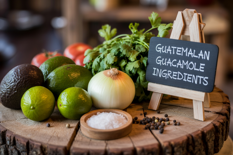Guatemalan Guacamole Recipe Ingredients