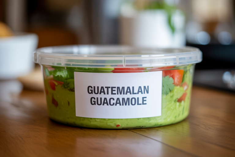 Guatemalan Guacamole Recipe Storage