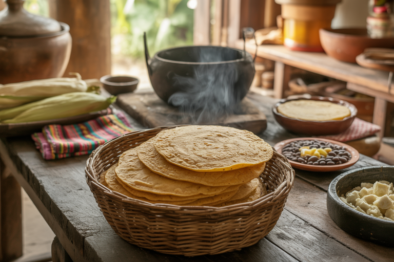 Guatemalan Homemade Corn Tortillas