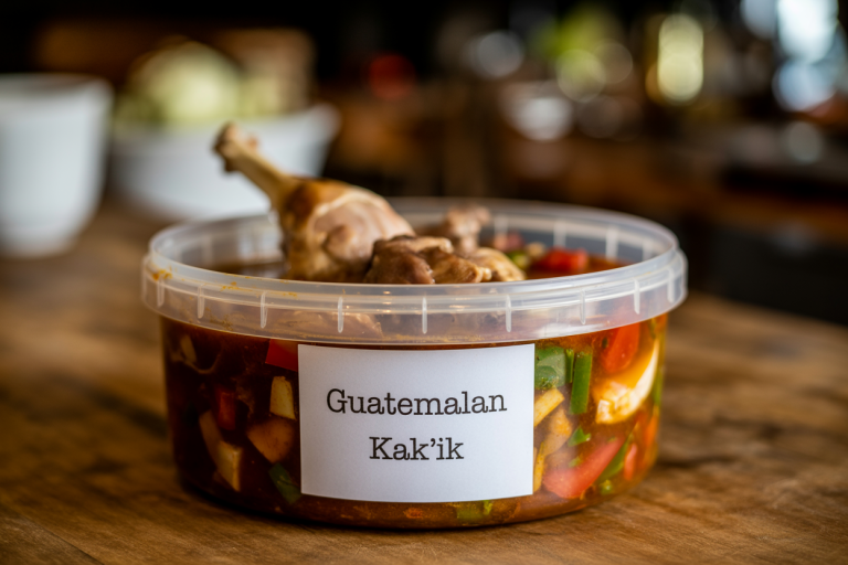 Guatemalan Kak’ik Recipe Storage TIps