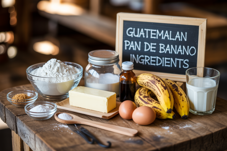 Guatemalan Pan de Banano Recipe Ingredients