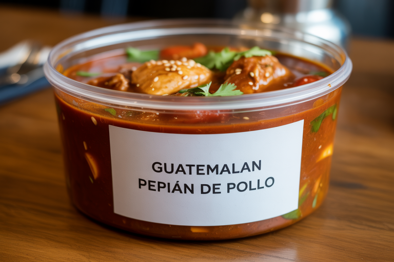 Guatemalan Pepián de Pollo Storage TIps
