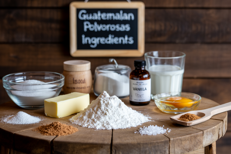Guatemalan Polvorosas Recipe Ingredients