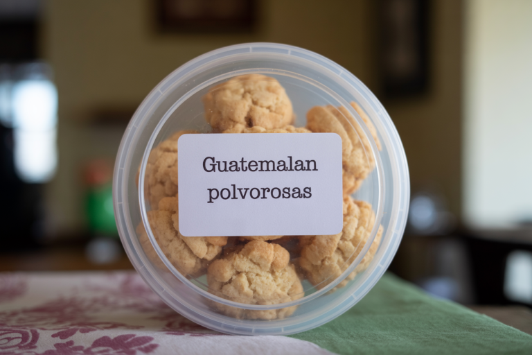 Guatemalan Polvorosas Recipe Storage Tips