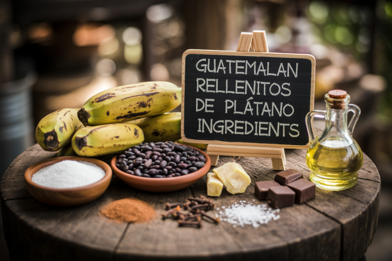 Guatemalan Rellenitos de Plátano Recipe Ingredients