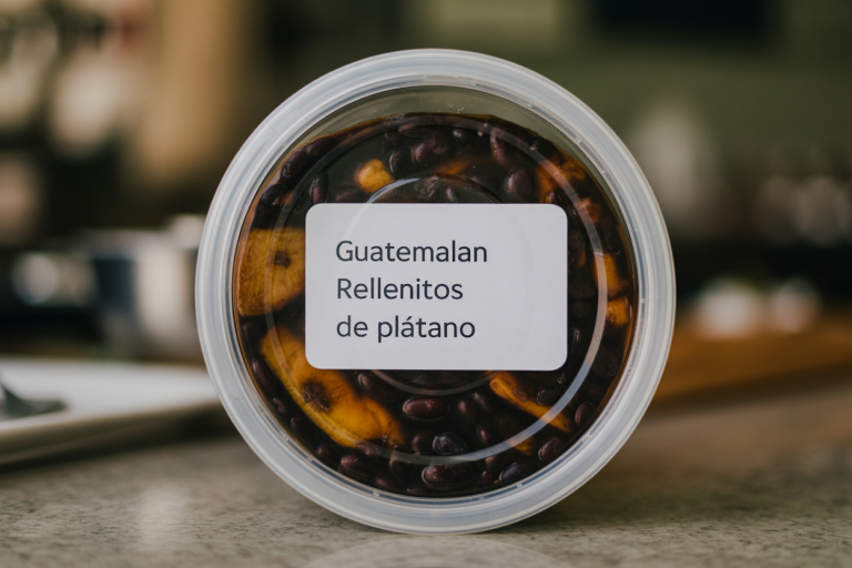 Guatemalan Rellenitos de Plátano Recipe Storage TIps