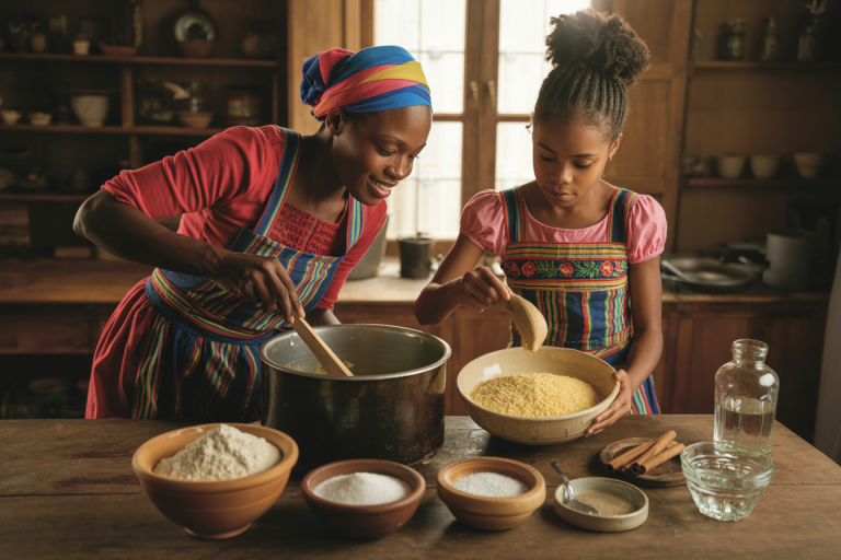 Haitian Akasan Recipe - Prep