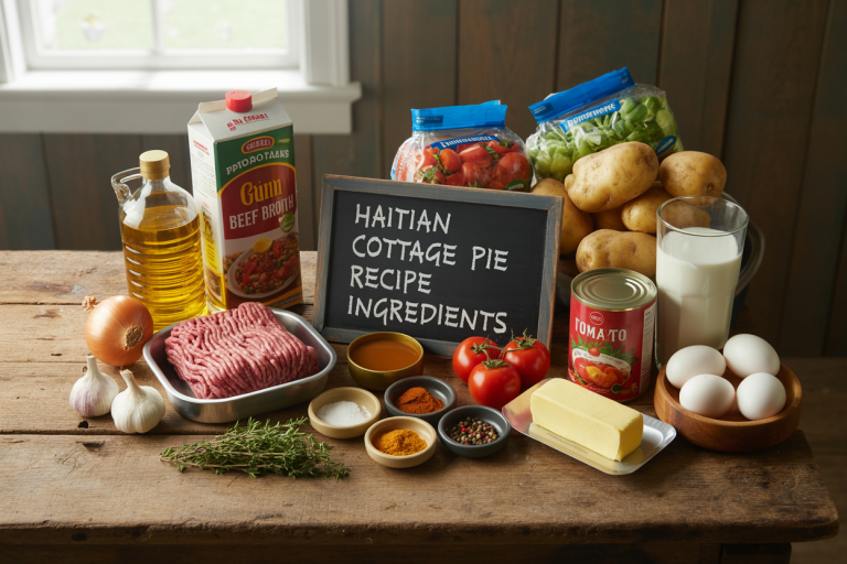 Haitian Cottage Pie Recipe - Ingredients