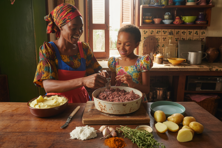 Haitian Cottage Pie Recipe - Prep