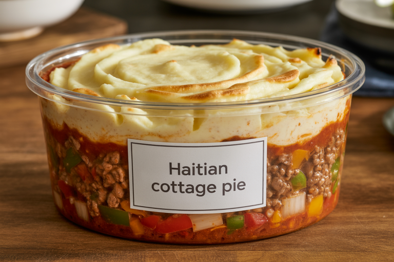 Haitian Cottage Pie Recipe - Storage