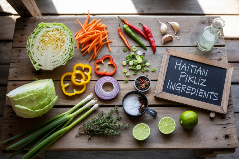 Haitian Pikliz Recipe - Ingredients