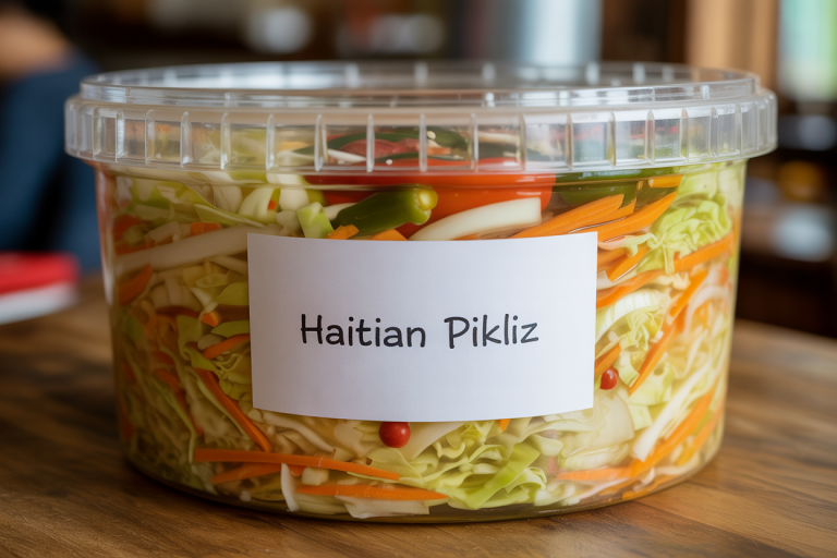 Haitian Pikliz Recipe - Storage