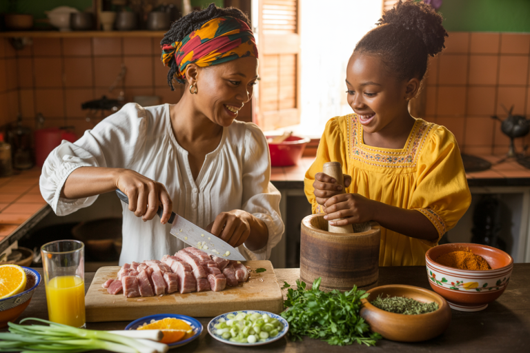 Haitian Pork Griot Recipe - Prep
