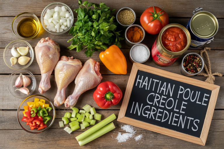 Haitian Poule Creole Recipe - Ingredients