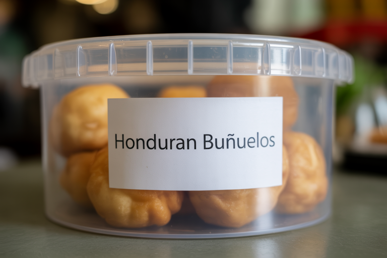 Honduran Buñuelos Storage Tips