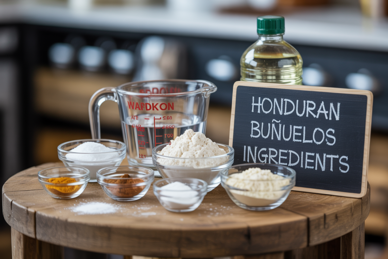 Honduran Buñuelos Ingredients
