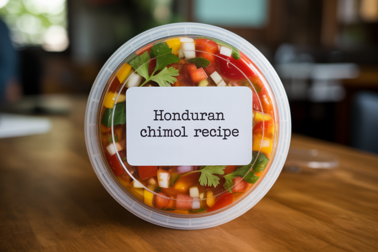 Honduran Chimol Recipe Storage Tips