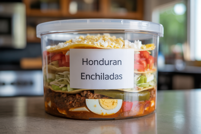 Honduran Enchiladas Storage Tips