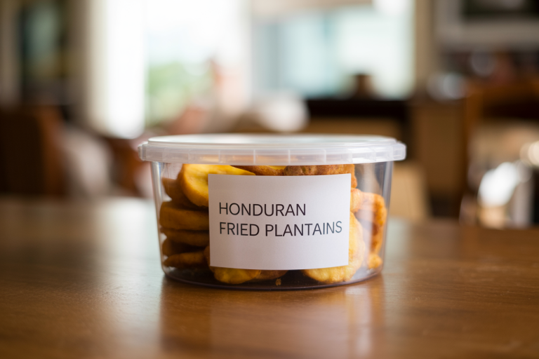 Honduran Fried Plantains Storage Tips