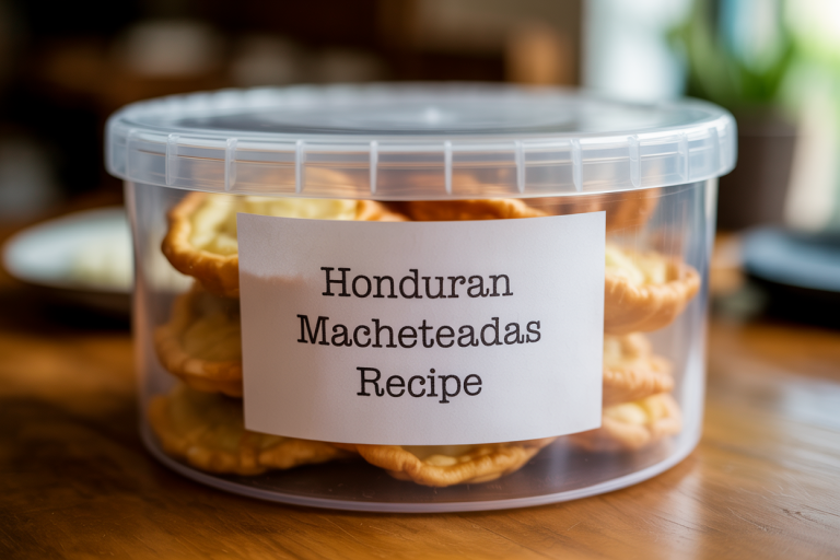 Honduran Macheteadas Recipe Storage Tips
