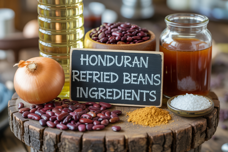 Honduran Refried Beans Ingredients