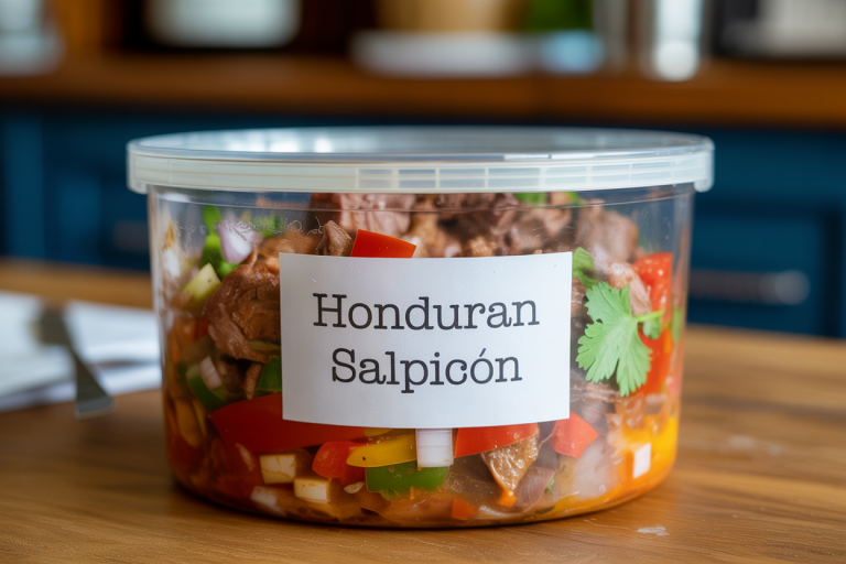 Honduran Salpicón Storage TIps