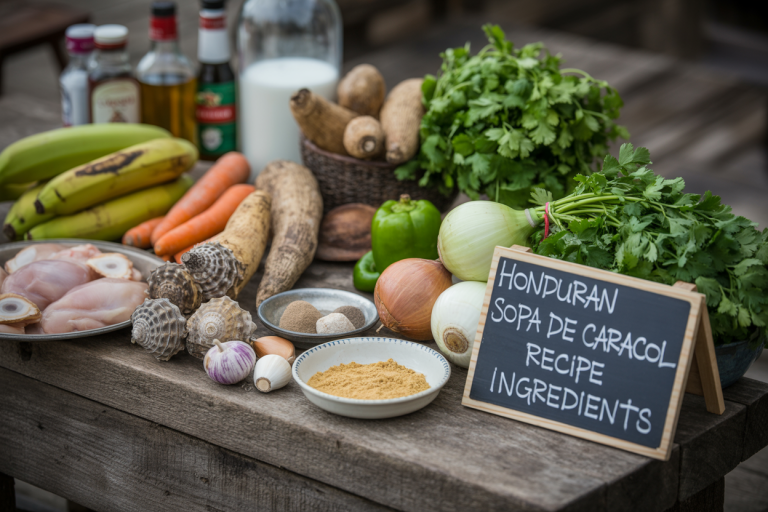 Honduran Sopa de Caracol Recipe ingredients