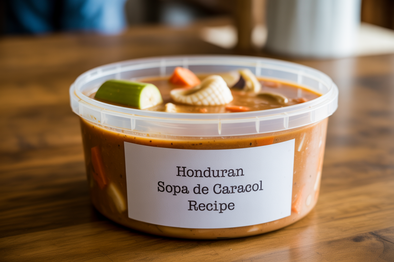 Honduran Sopa de Caracol Recipe Storage Tips