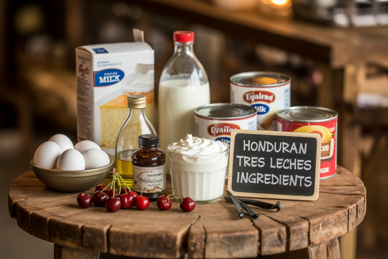 Honduran Tres Leches Cake Ingredients