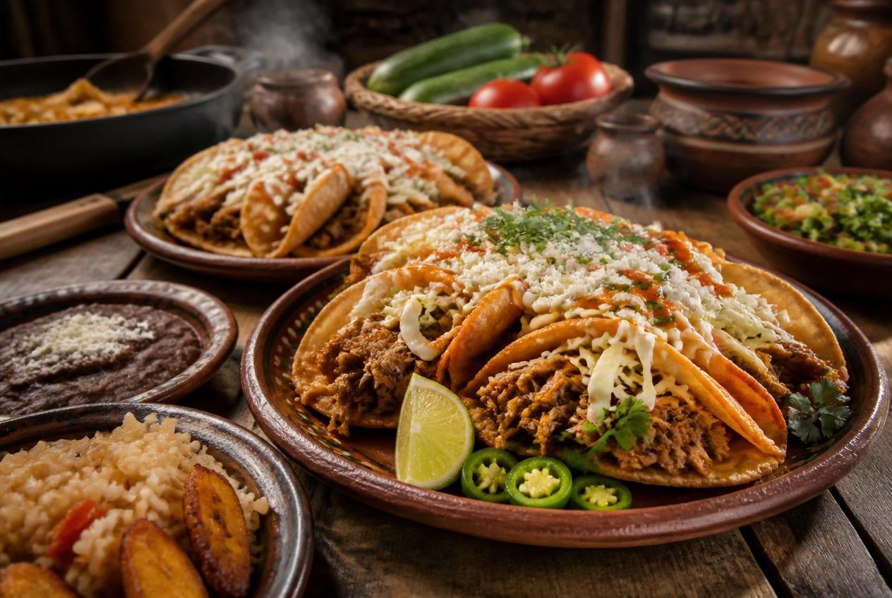 Honduran-style Crispy Fried Tacos