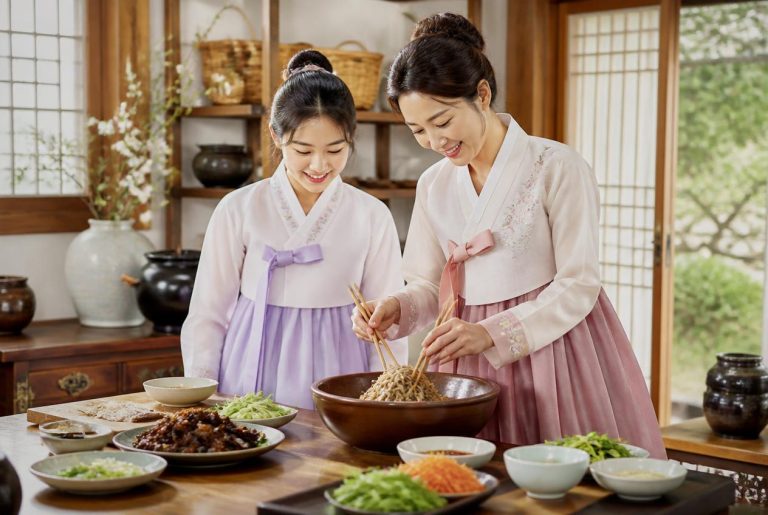 Korean BBQ Noodles Recipe - Prep