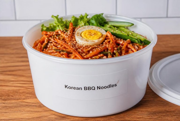 Korean BBQ Noodles Recipe - Storage