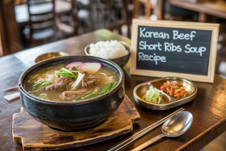Korean Beef Short Ribs Soup Recipe