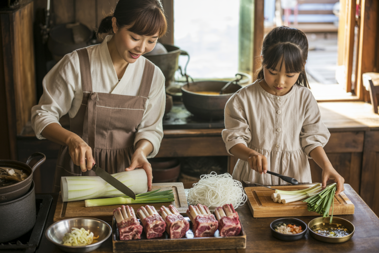 Korean Beef Short Ribs Soup Recipe - Prep