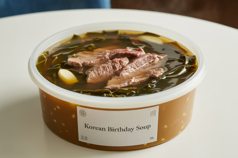 Korean Birthday Soup Recipe - Storage