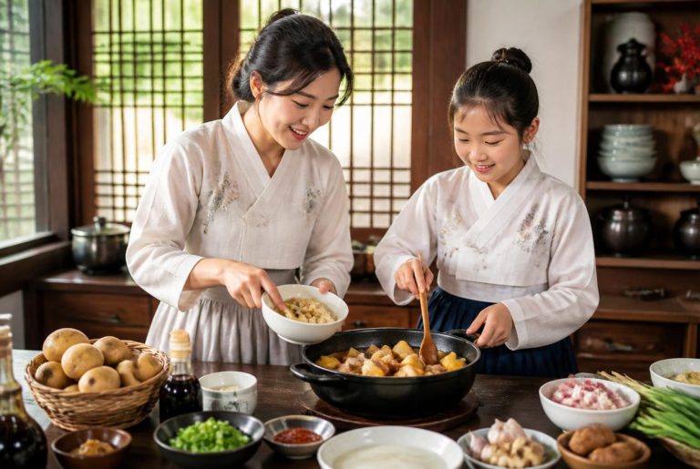 Korean Chicken and Potatoes Recipe - Prep