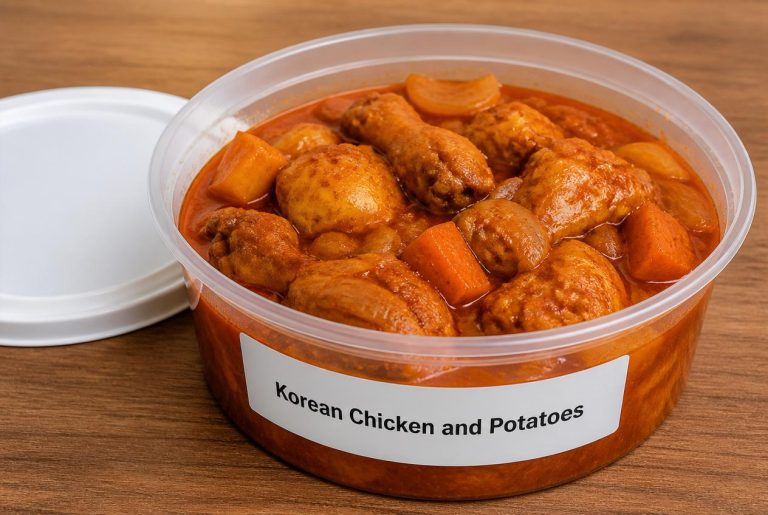 Korean Chicken and Potatoes Recipe - Storage