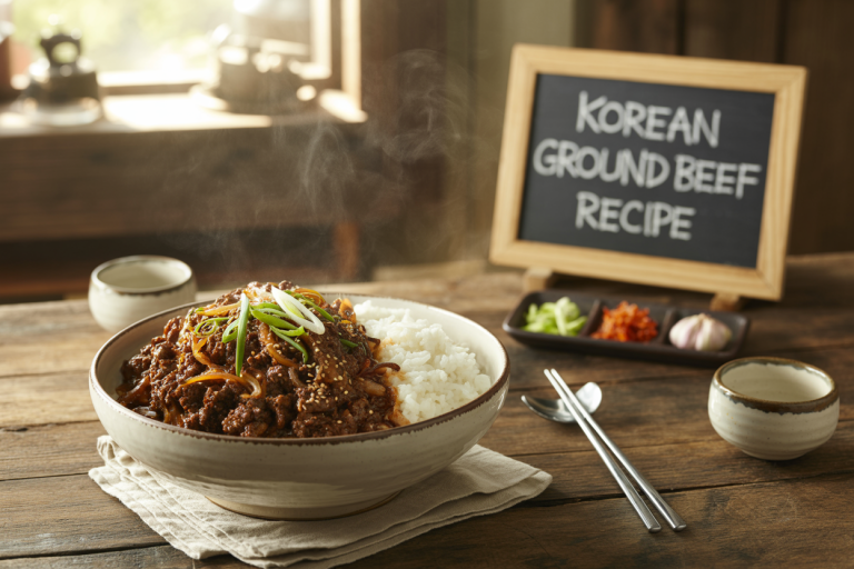 Korean Ground Beef Recipe